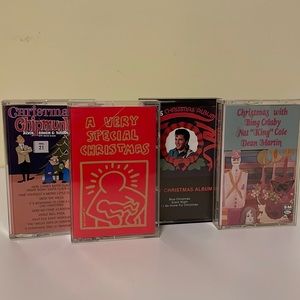 Christmas cassettes ho ho ho Bing Crosby Elvis Chipmunks